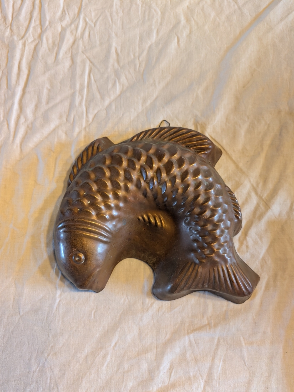 2/50$ Vintage copper Fish Wall Sculpture